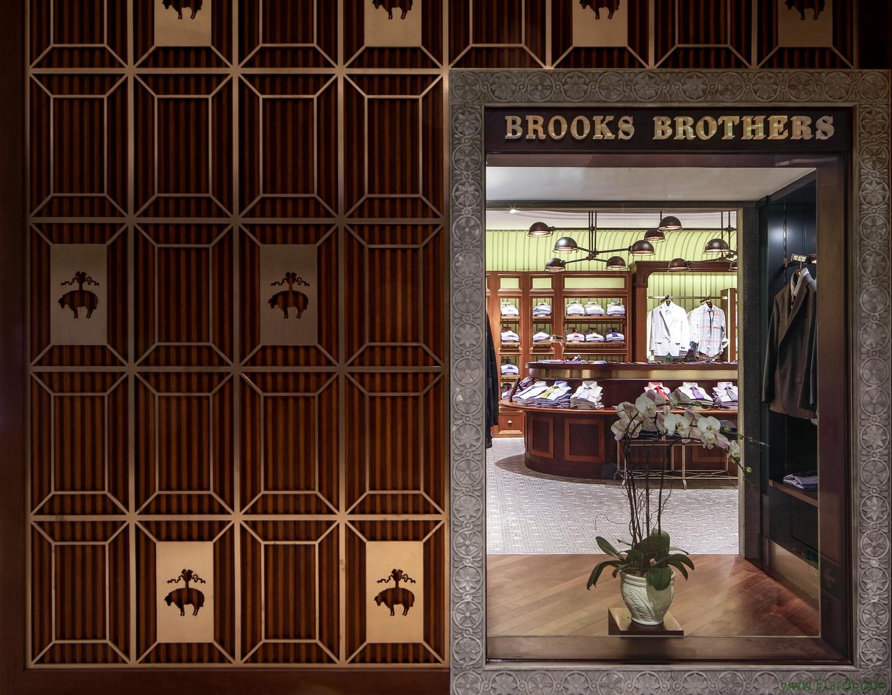 Интерьеры брендовых магазинов дизайн магазина Brooks Brothers