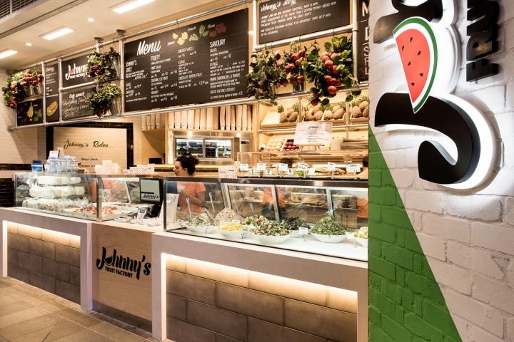 Чудесный дизайн бакалейной лавки Johnny`s Fruit Factory в Австралии
