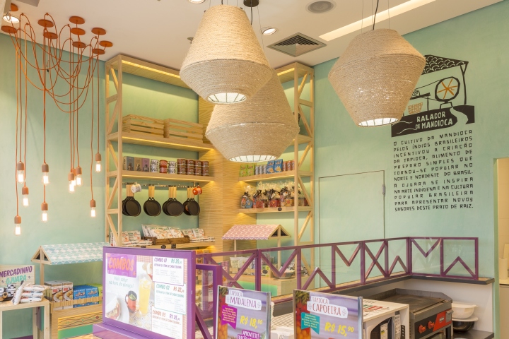 Дизайн интерьера маленького магазина в духе бразильских традиций