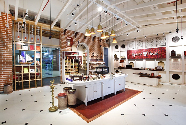 Чудесная лавка со специями Spices India от Four Dimensions Retail Design, Индия