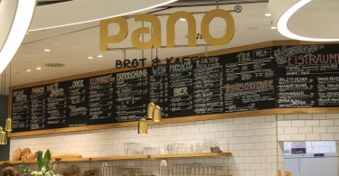Дизайн магазина-кафе PANO в Германии