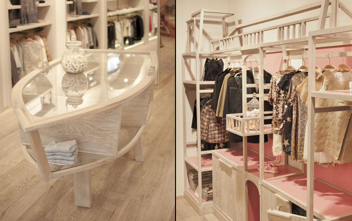 Дизайн магазина детской одежды Babyluxury в Праге