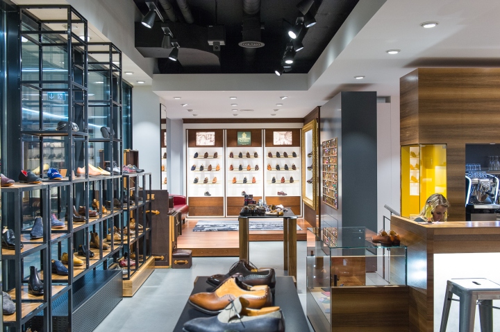 Дизайн интерьера магазина обуви BROGUE в Швейцарии