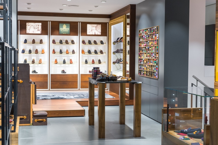 Современный интерьер магазина обуви BROGUE в Швейцарии