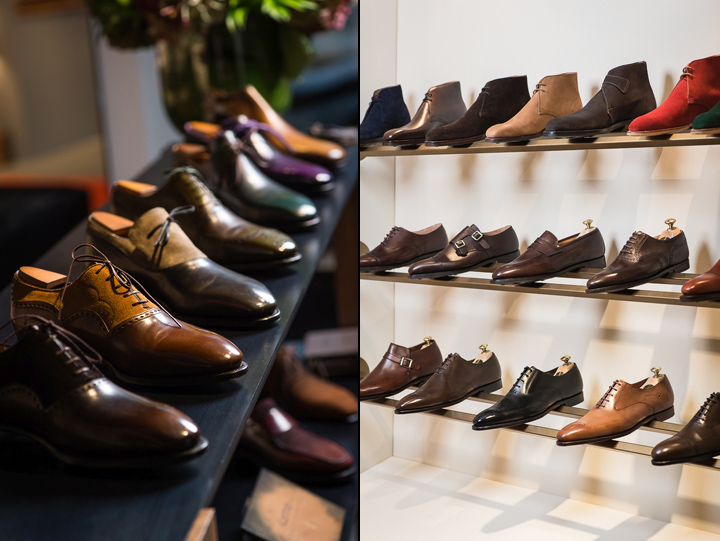 Ассортимент обуви в магазине BROGUE в Швейцарии. Фото 1