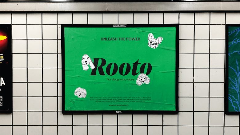 Банер на стене Rooto