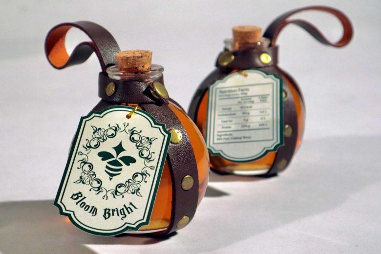 Бутылки меда с кожаным ремешком Bloom Bright