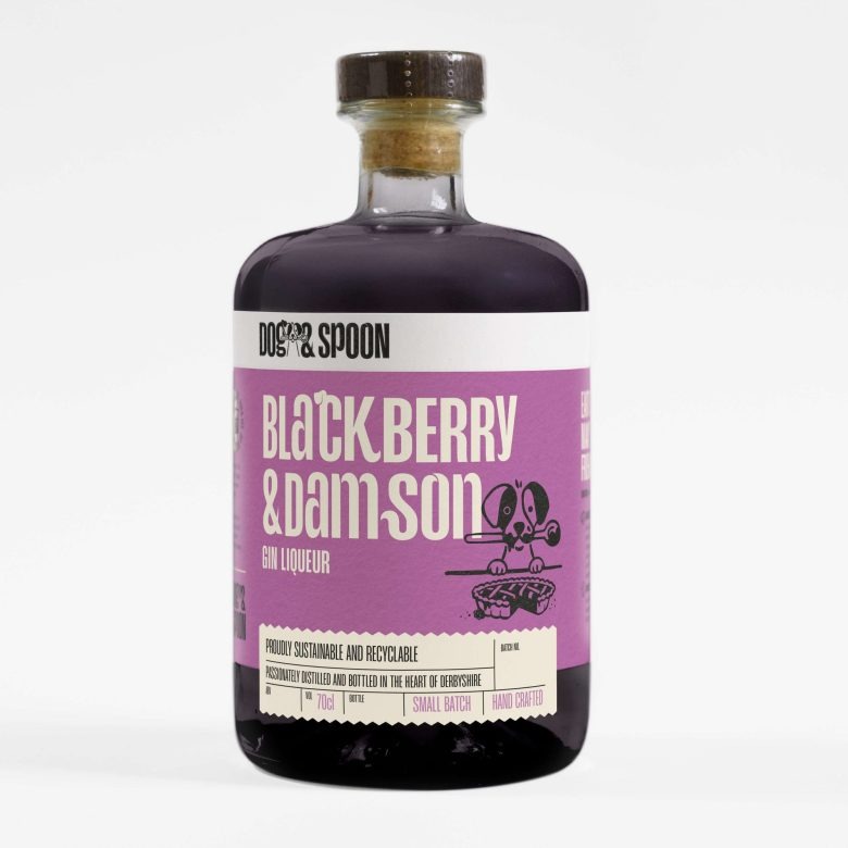 Ежевичный ликер с дамсоном бутылка Dog & Spoon