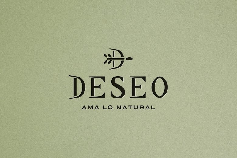 Логотип бренда на светлом фоне Deseo olive oil