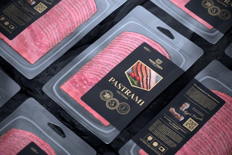 Лотки с пастрами в композиции Prime Foods