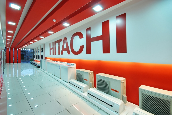 Дизайн магазина Hitachi в Сирии