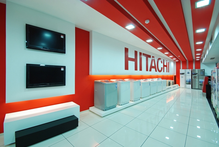 Дизайн магазина Hitachi в Сирии