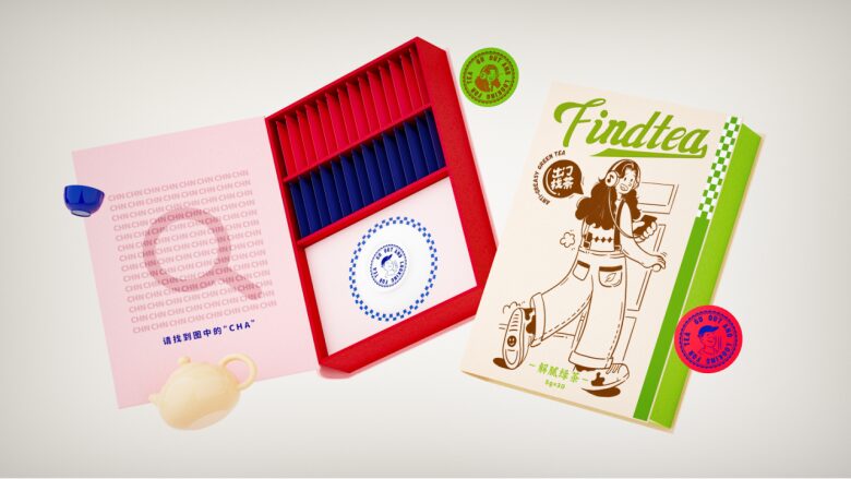 Открытая упаковка чая Find Tea