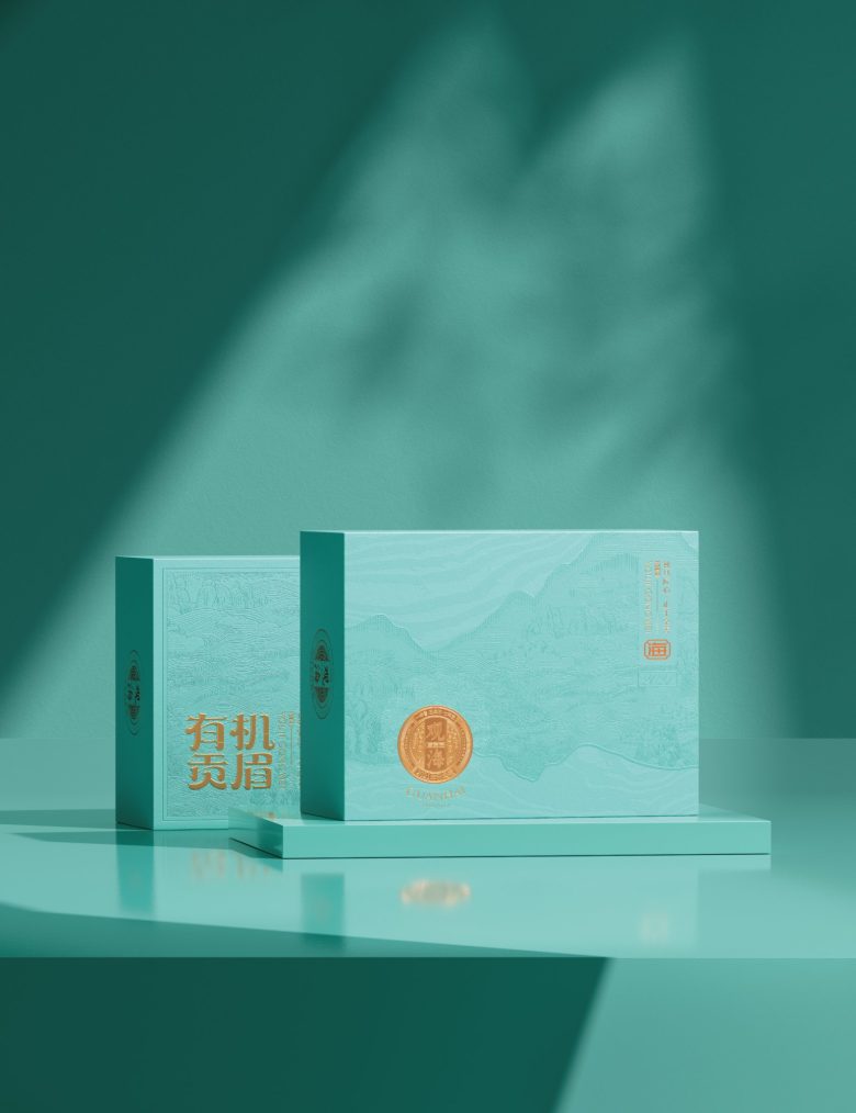 Подарочная коробка чая в студийной композиции Junshanye х Googol