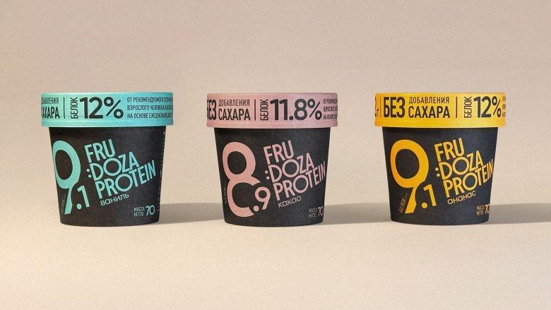 Протеиновое мороженое в стаканчиках разных вкусов FRU_DOZA Protein Ice Cream
