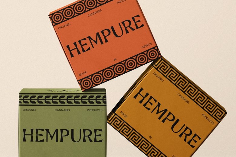 Разноцветные упаковки Hempure