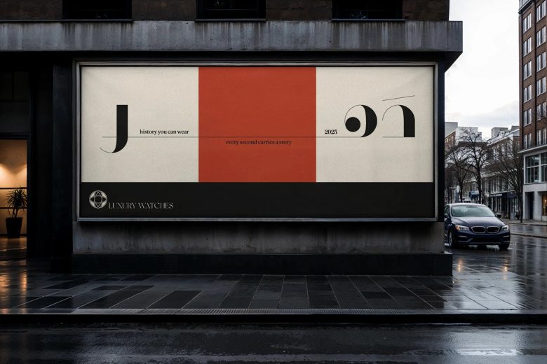 Рекламный Билборд Бренда DAHR В Городе