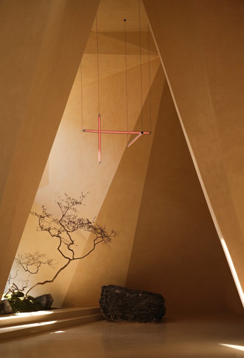 Шоурум Fang Eyewear Деталь подвесных светильников крест