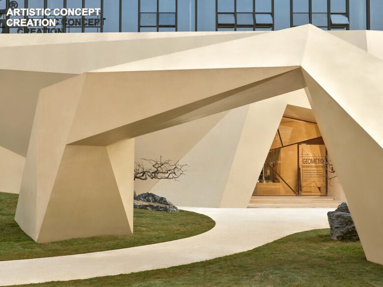 Шоурум Fang Eyewear Входной портал крупный план