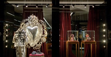Роскошные витрины и модели магазина Dolce & Gabbana