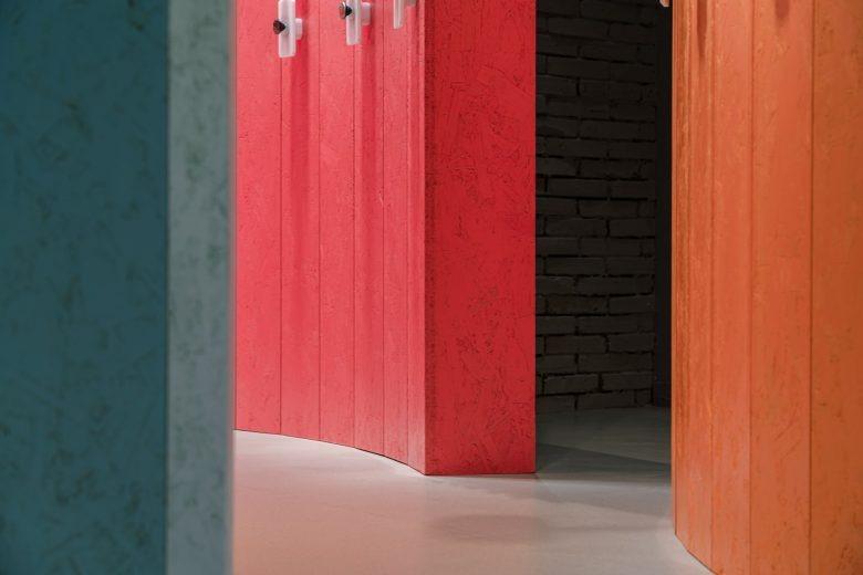 Цветные декоративные панели интерьера POPSOCKETS Pop up Store