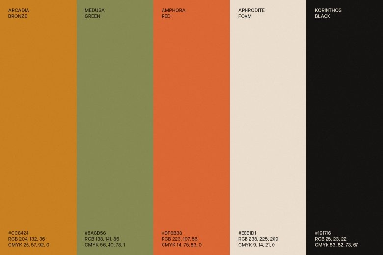 Цветовая палитра бренда Hempure