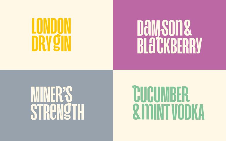 Цветовые варианты этикеток Dog & Spoon