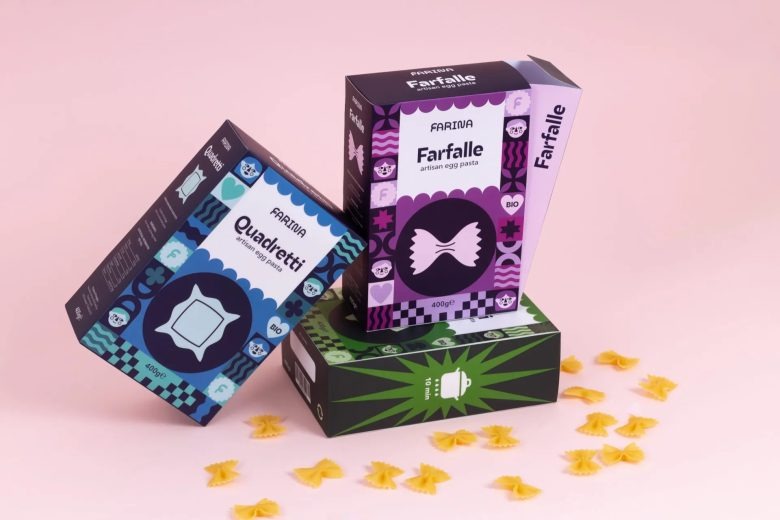 Упаковки с продукцией Farina