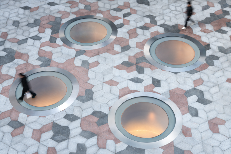 Вид сверху на пол BREWTOWN