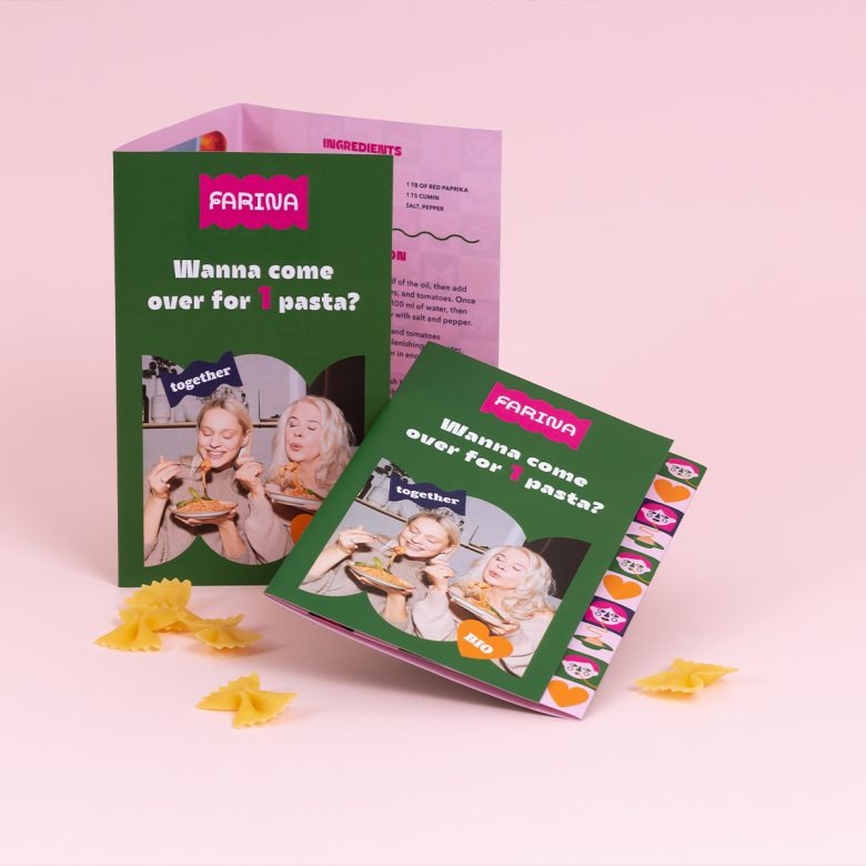 Зеленые буклеты Farina