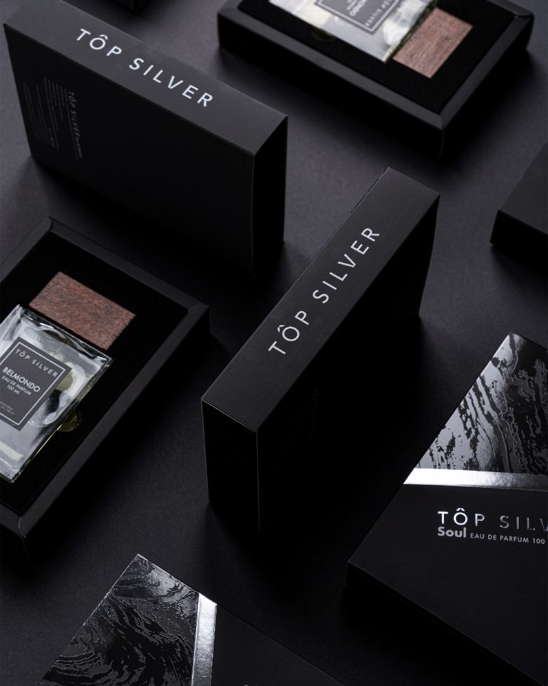 ассортимент коробки и флаконы Top Silve