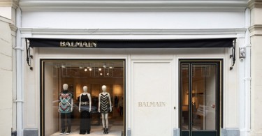 Внешний вид магазина одежды Balmain в Лондоне