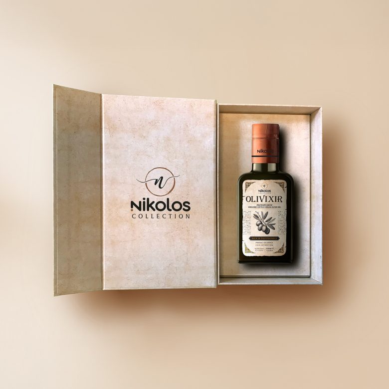 бутылочка в упаковке Olivixir Premium Extra Virgin Olive Oil