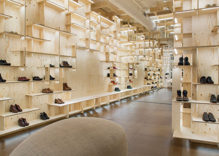Дизайн обувного магазина бренда Camper в Милане