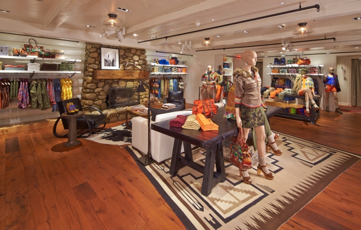 Сногшибательный дизайн интерьера бутика одежды Polo Ralph Lauren в Нью Йорке