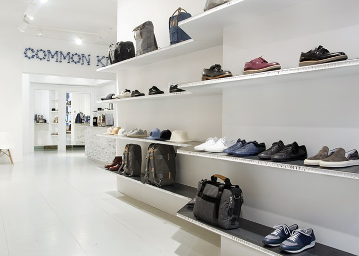 Красивый интерьер бутика Common Kin 2.0 в Гааге