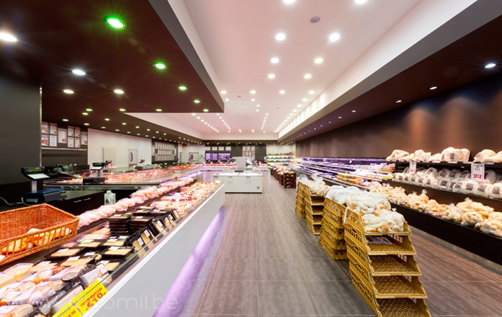 Чудесный супермаркет De Kleine Bassin butcher’s shop от компании Frigomil, Бельгия