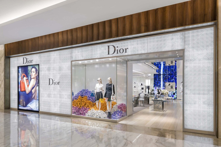 Дизайн фирменного магазина Dior в Мексике