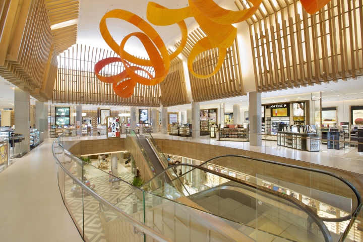 Разнообразные декорации в дизайне интерьера торгового центра - Фото 2