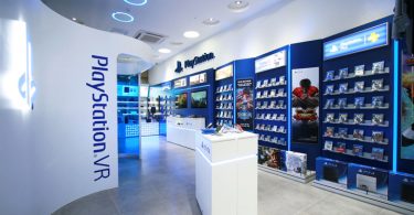 Дизайн магазина техники Sony PlayStation