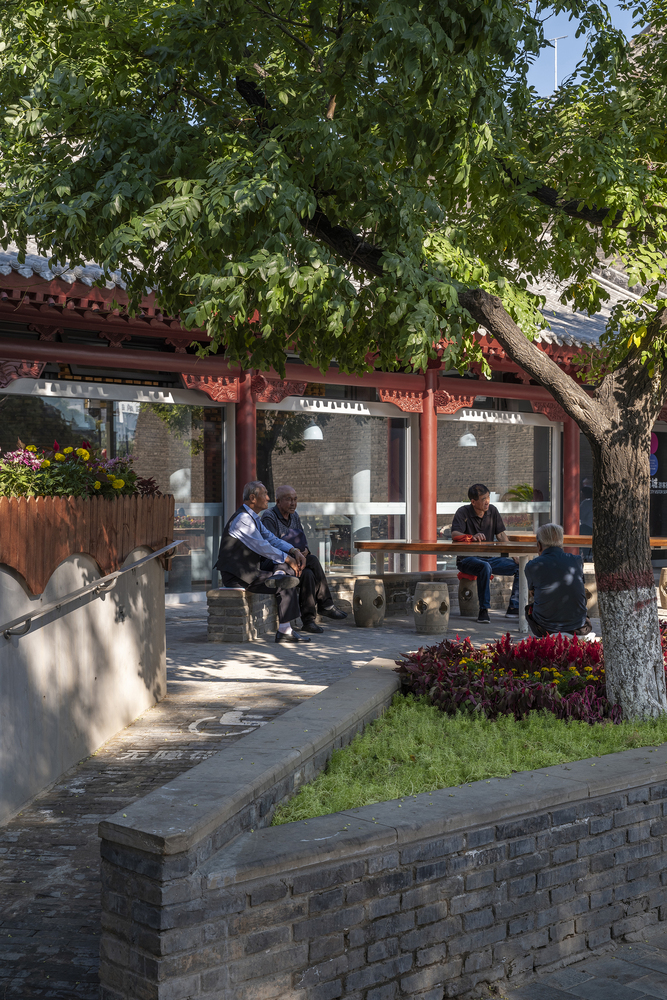 дворик courtyard house by Tumushi Architects вид сбоку