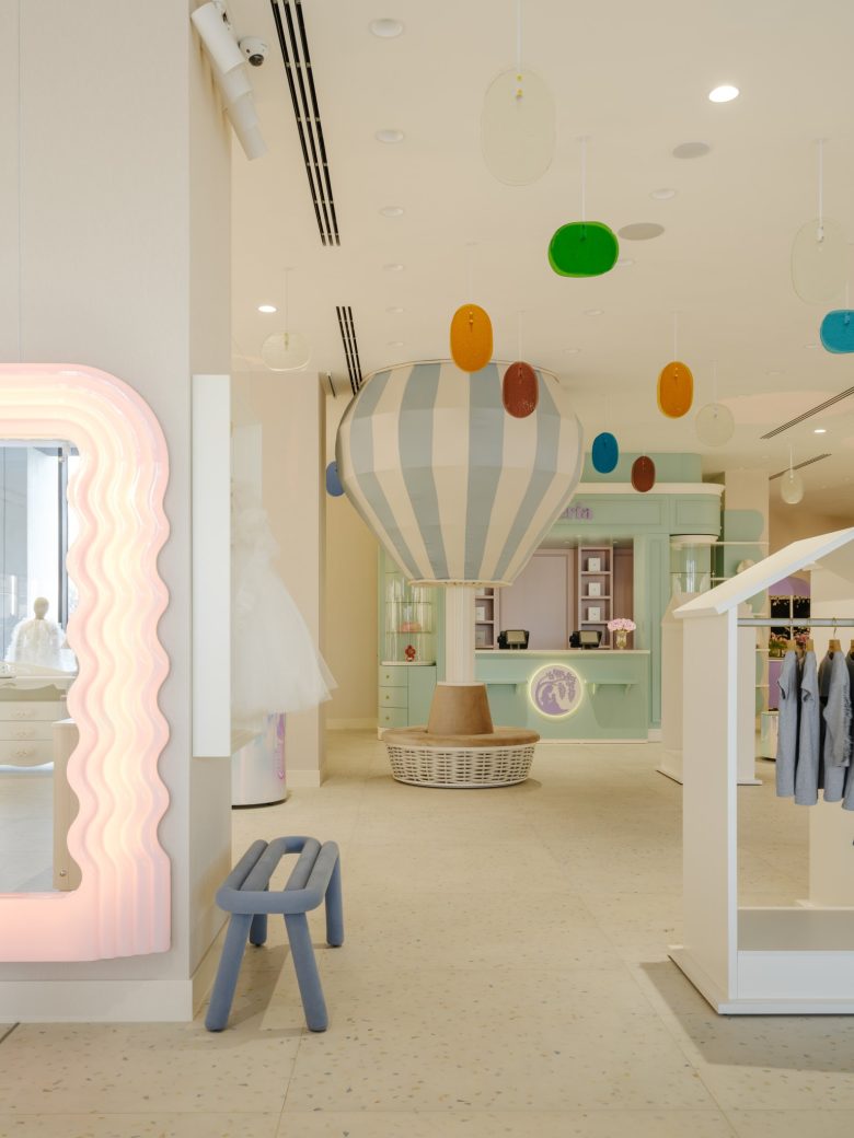 фигурная лавочка New children’s boutique