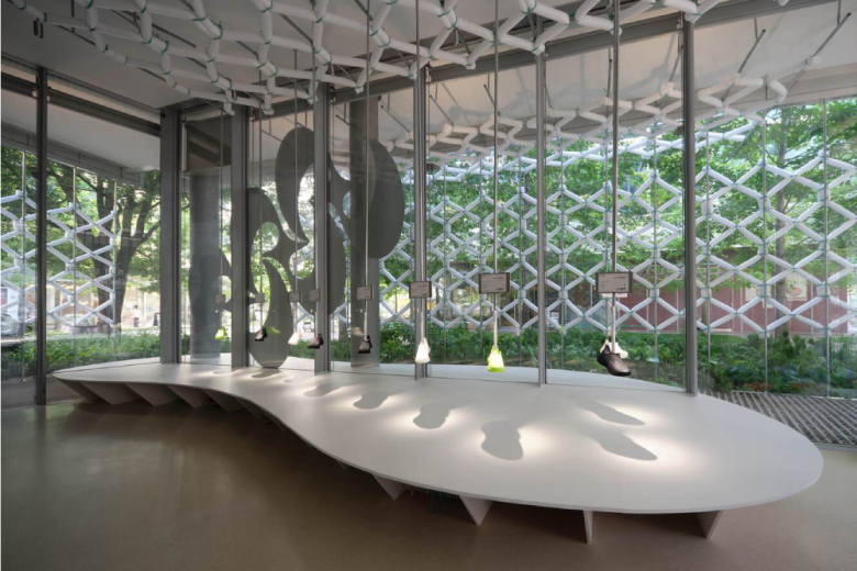 фигурная витрина STARAY для обуви