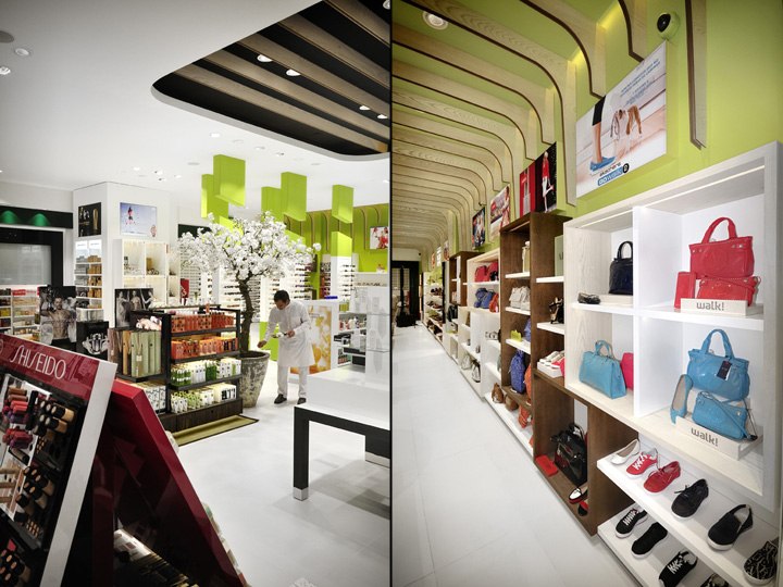 Дизайн парфюмерного магазина Fund Grube в Испании