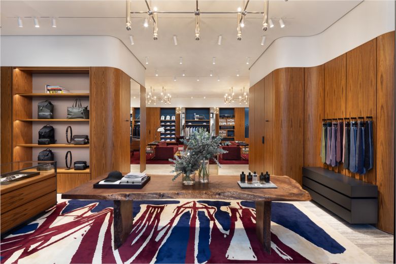 Торговый зал Brioni store