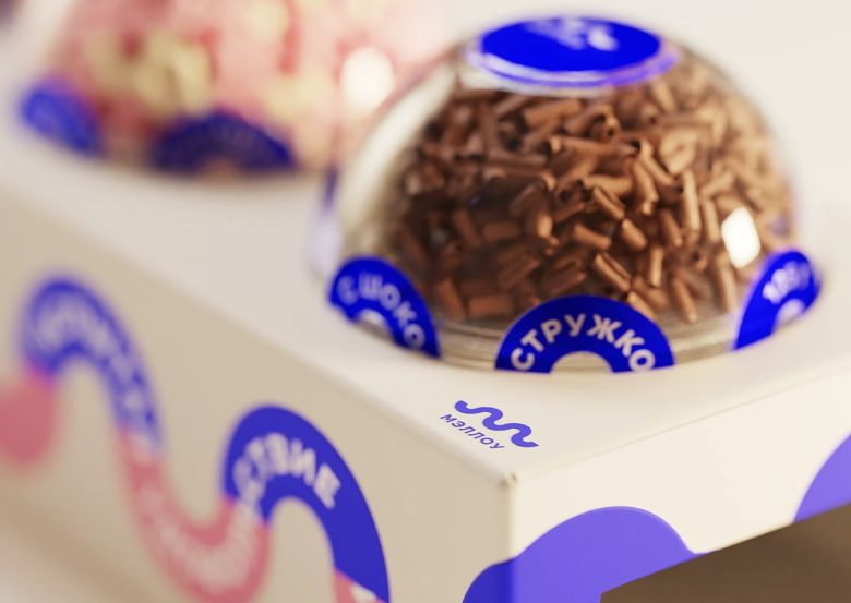 крупный план шарик MALLOW yogurt