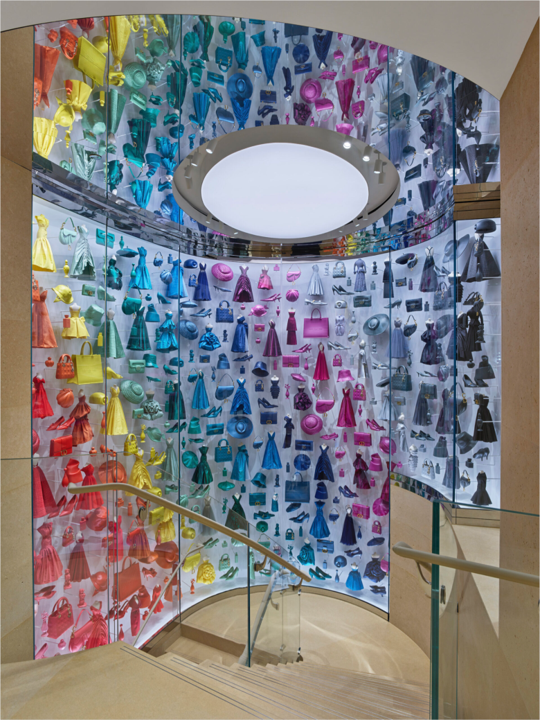 лестница Dior store