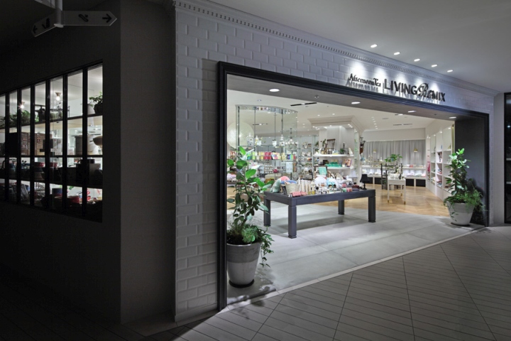 Умопомрачительное оформление дизайна интерьера магазина Afternoon Tea LIVING ReMIX Store в Токио
