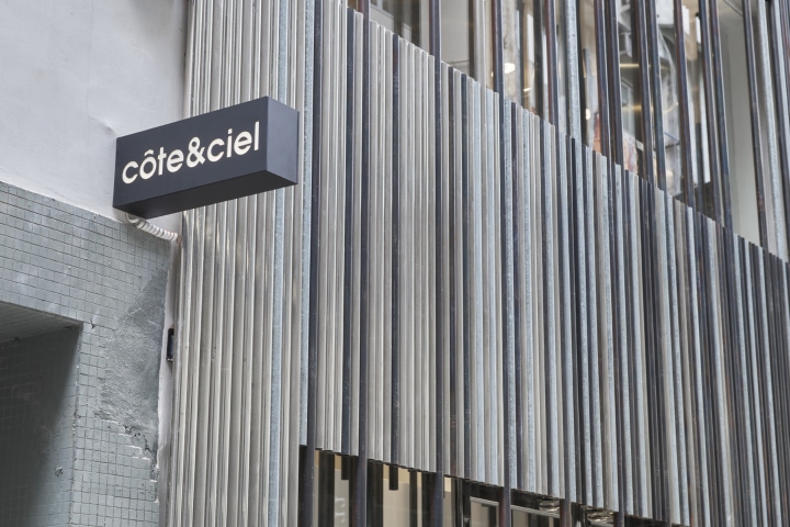 Металл в дизайне интерьера магазина Côte&Ciel - фасад. Фото 2