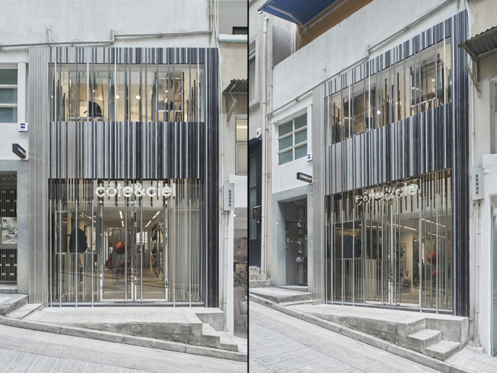Металл в дизайне интерьера магазина Côte&Ciel - фасад. Фото 1